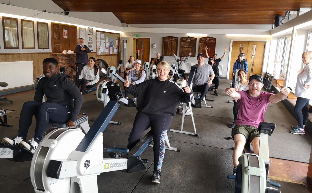 Team building at Kingston Rowing Club