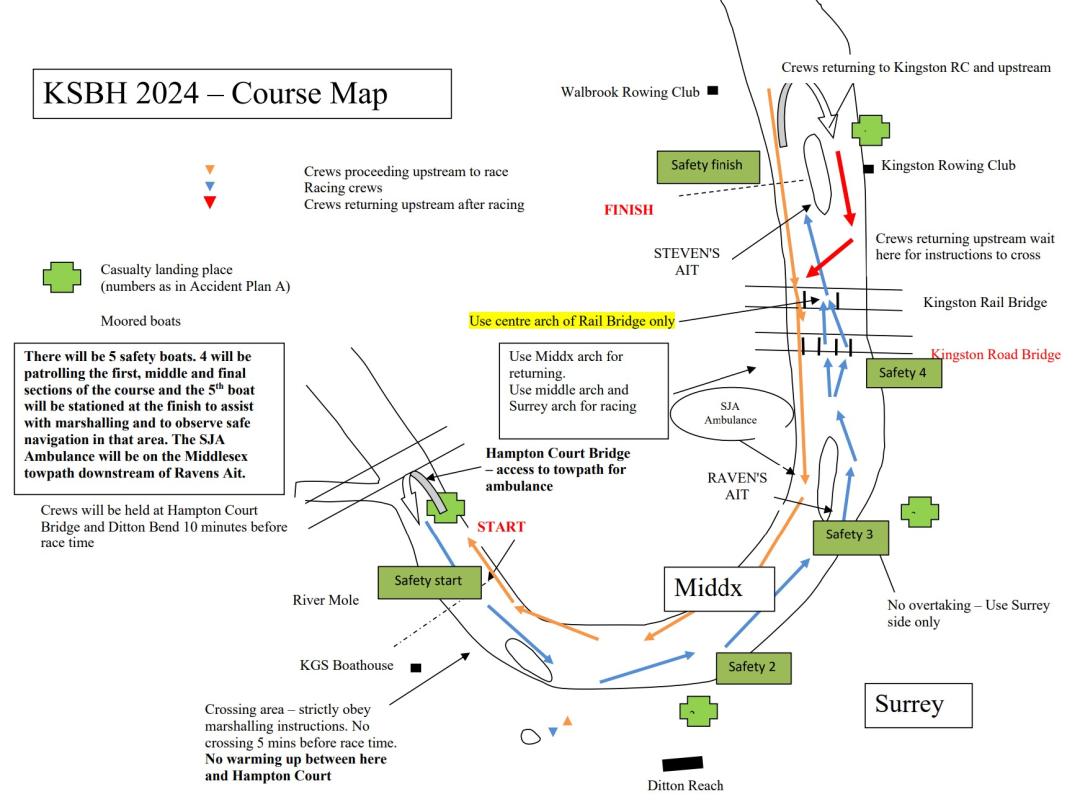 Kingston Small Boats Head Course Map