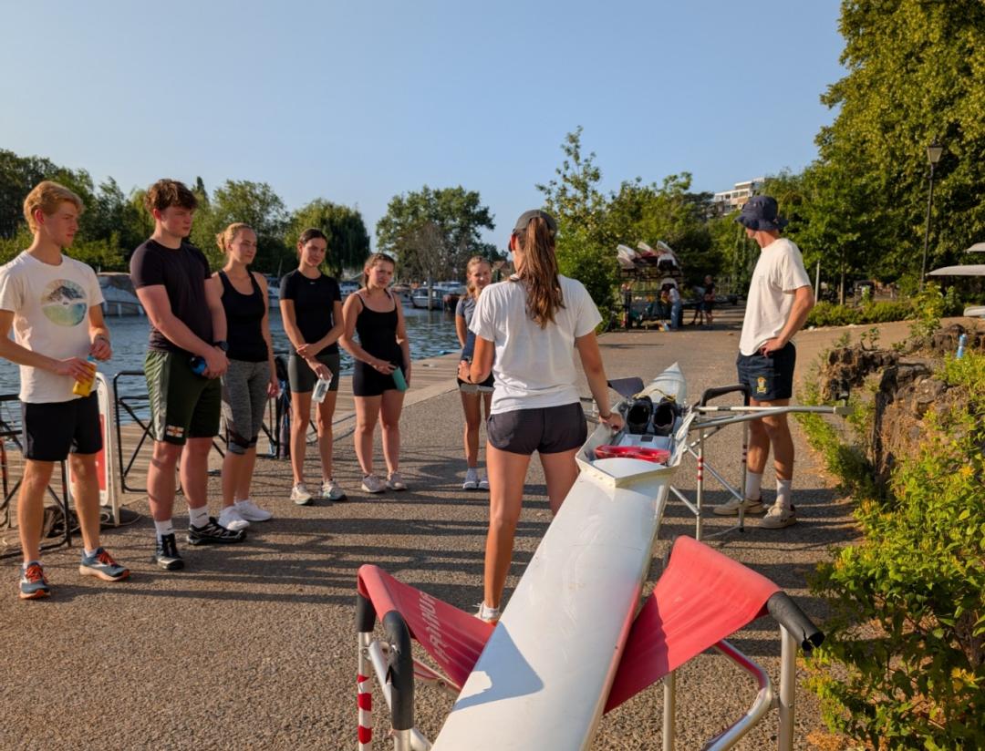 Learn to row on land
