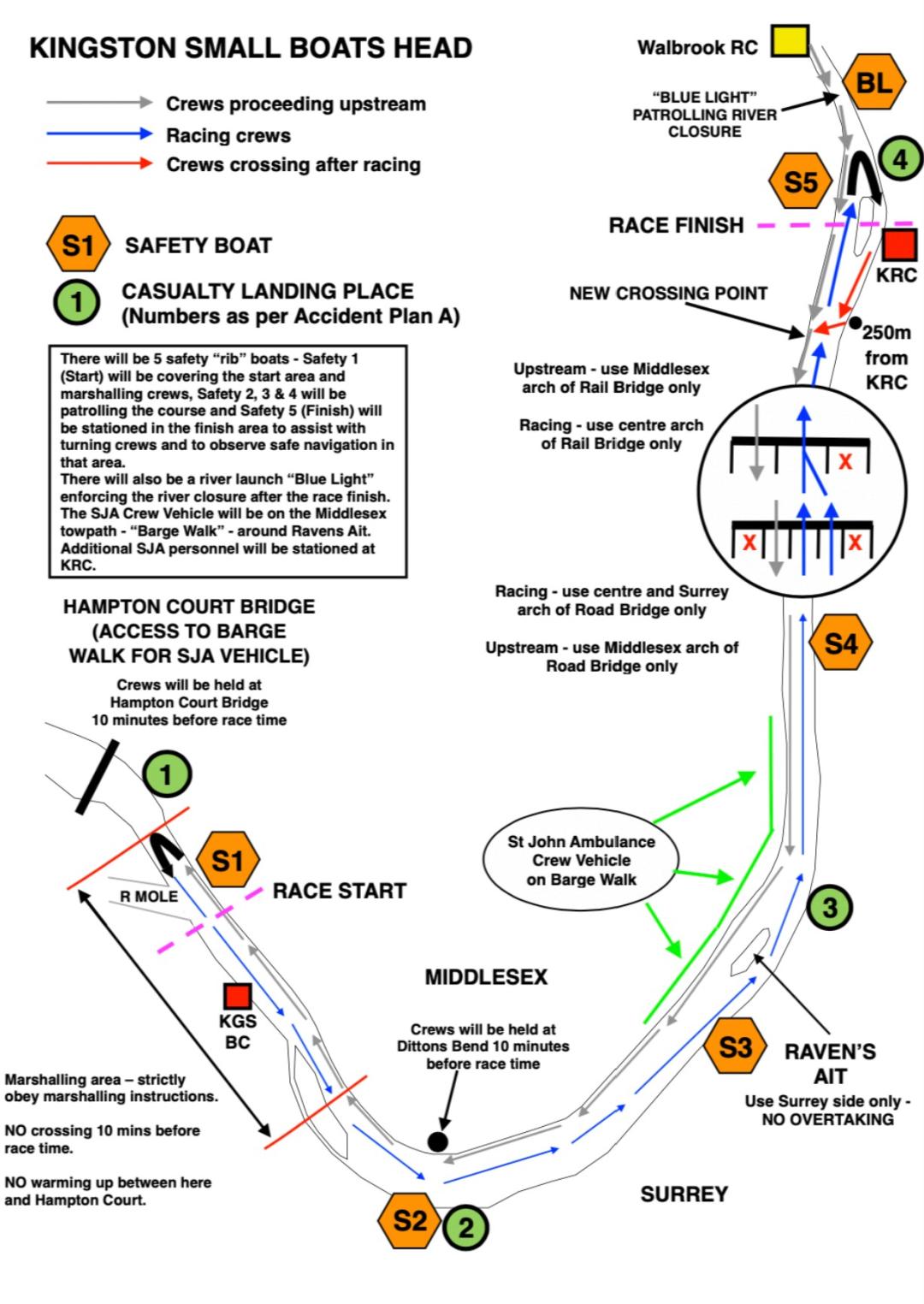 Kingston Small Boats Head Map 2026